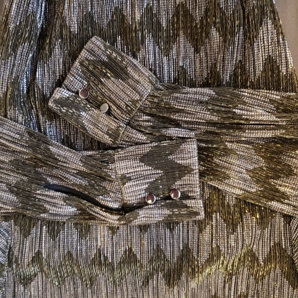 Banana Republic Metallic Shine Dress - Picture 7 of 8